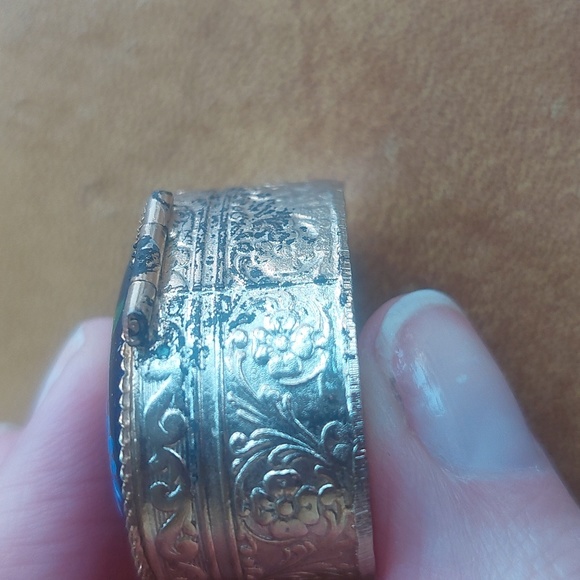 Vintage Decorative Lidded Pill Box Porcelain Lid Fragonard Vintage - Picture 4 of 5